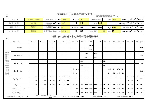 暴雨查算手册