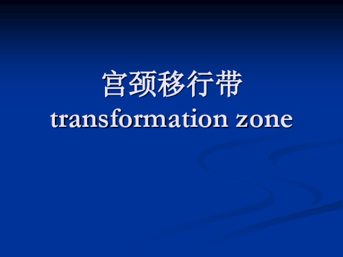 宫颈移行带汇总