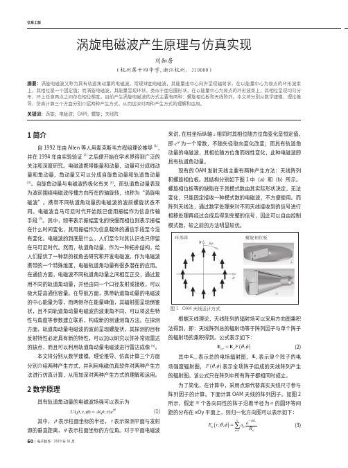 涡旋电磁波产生原理与仿真实现