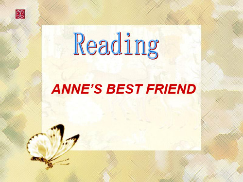 Anne's dairy阅读课
