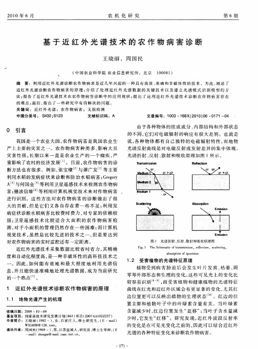 基于近红外光谱技术的农作物病害诊断