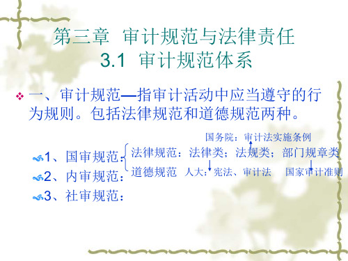 审计学原理第三章