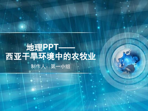 地理西亚PPT