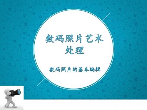 数码照片艺术处理-数码照片的编辑