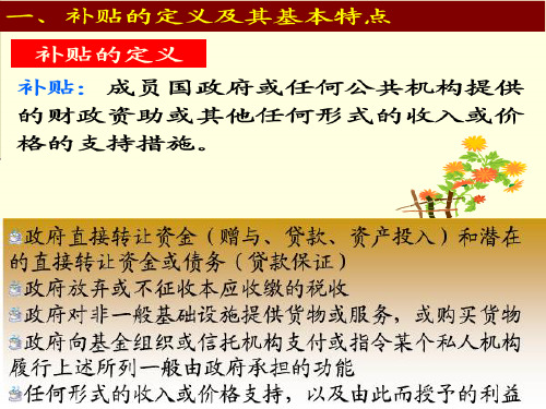 国际经济法课件：反补贴案例
