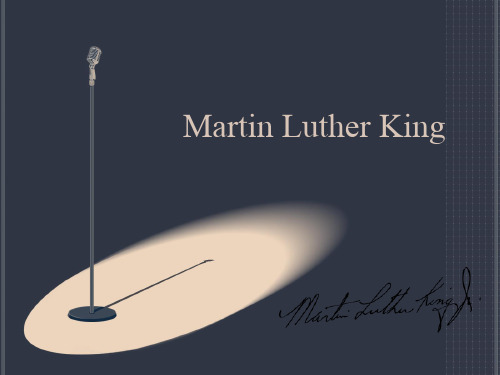 Martin Luther King马丁路德金