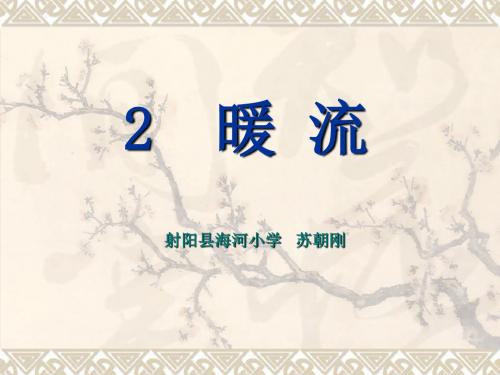 《暖流》PPT课件