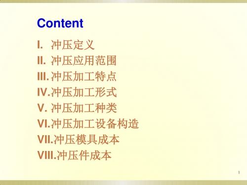 冲压基本知识介绍