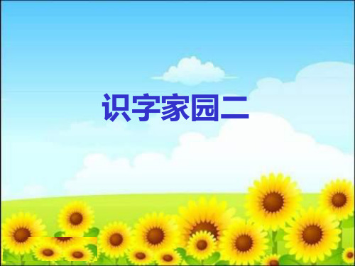 【课件】《汉字家园二》