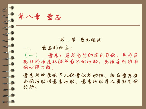 第九章意志解析