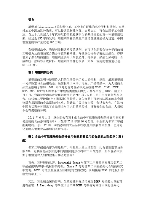最新 增塑剂-精品