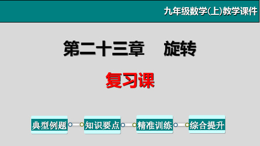 第23章 旋转复习课-九年级数学上册教学课件(人教版)