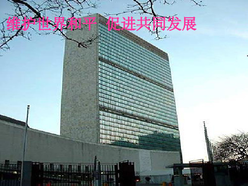 (教学课件)和平与发展：时代的主题