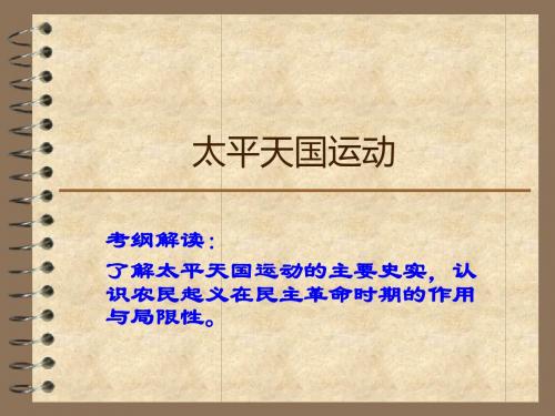 太平天国运动和义和团运动-PPT精品文档