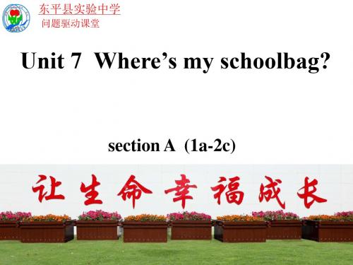 鲁教五四制六年级上册Unit 7 A(1a-2c)(共30张PPT)课件