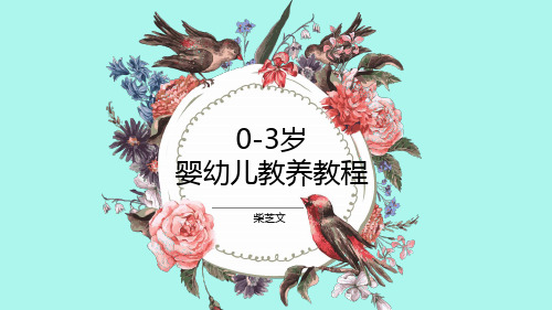 0-3岁婴幼儿教养课程