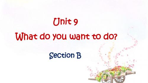 五年级下册英语课件-Unit 9 What do you want to do Section B-湘鲁版 (共18张PPT)