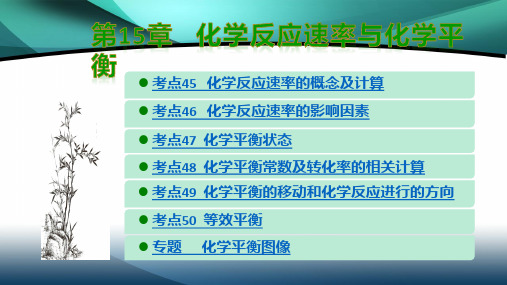 2020山东高考化学二轮课件：第18章 化学反应速率与化学平衡 