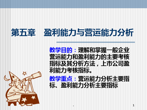 盈利能力分析PPT课件