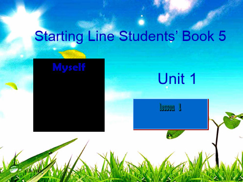 三年级英语上册 unit 1 lesson 1课件