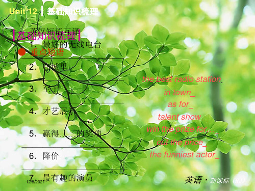 三年级英语上册 unit 12(1)课件
