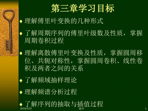 数字信号处理DSP第三章1 离散傅里叶变换-PPT精选文档