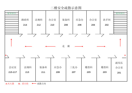 消防疏散示意图1