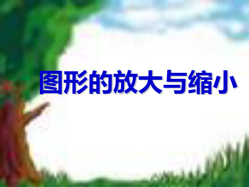六年级上册数学课件-6.1 图形的放大与缩小 ｜冀教版   (共16张PPT)