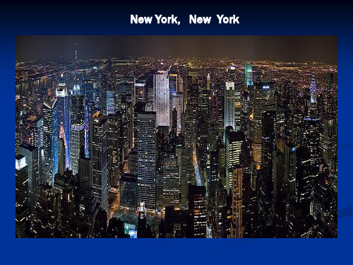小学英语课件  New York New York