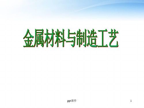 金属材料与制造工艺--铁碳合金  ppt课件