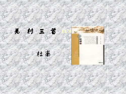 人教版九年级语文下册《外古诗词背诵  羌村三首(其三)》公开课课件_19