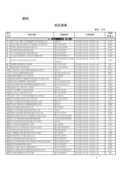 2018年重庆技术创新与应用示范