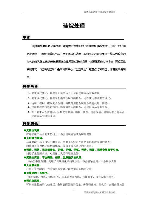 硅烷处理