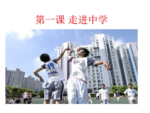 政治七年级上册教科版第一课《走进中学》课件