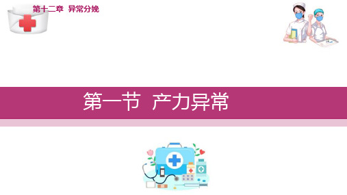 异常分娩 产力异常(妇产科护理课件)