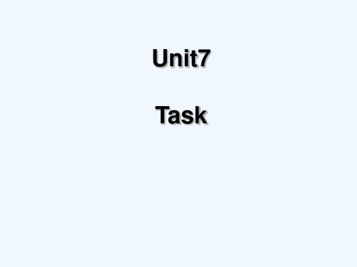 江苏省靖江市新港城初级中学八年级英语上册 Unit 7 Seasons Task讲义1 (新版)牛津版