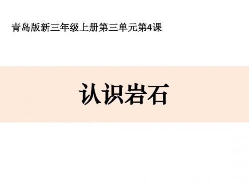 认识岩石