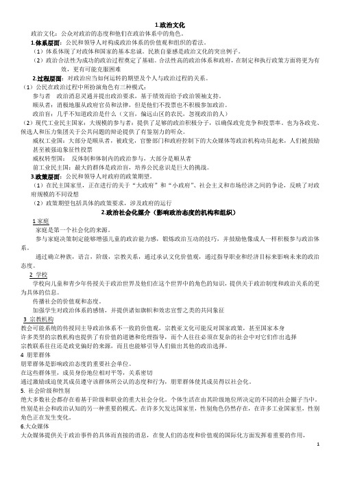 比较政治制度