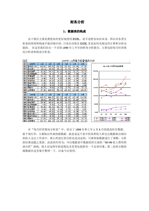 用Excel作财务分析( 10页)