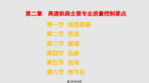 交通运输高速铁路路基工程一PPT课件