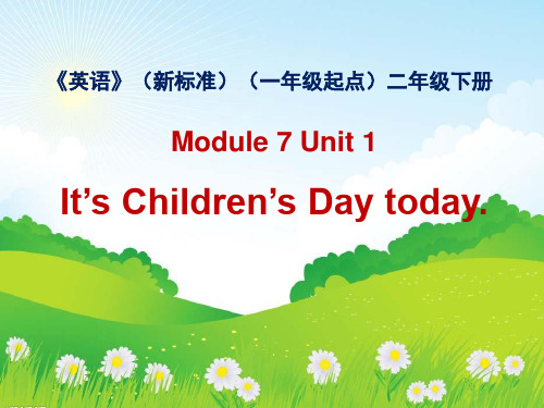 It's Children's Day today 优秀ppt课件4