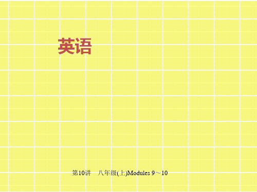 2017名师中考面对面(外研版)英语(浙江金华地区)课件第10讲八年级(上)Modules9～10