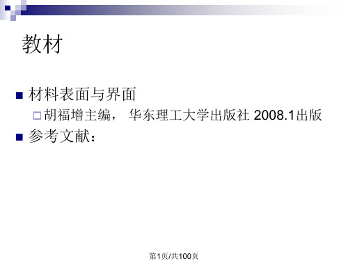 材料表面与界面