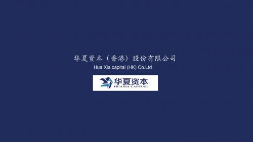 华夏资本简介 (1)