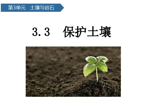 青岛版科学三年级上册第11课保护土壤 PPT课件