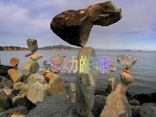 教科版八下物理  8.2 力的平衡 课件   (共16张PPT)