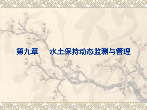 第九章水土保持动态监测与管理_水土保持学