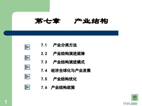 产业经济学产业结构PPT精品文档127页