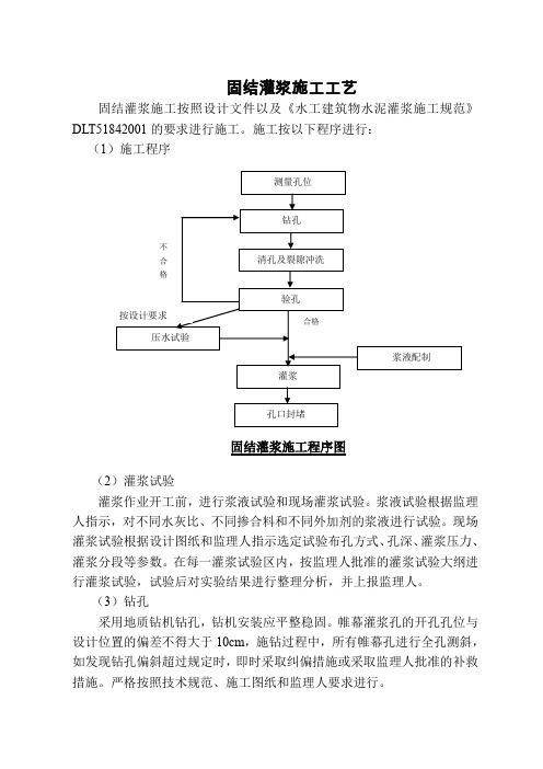 固结灌浆施工工艺