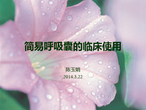 呼吸囊的使用
